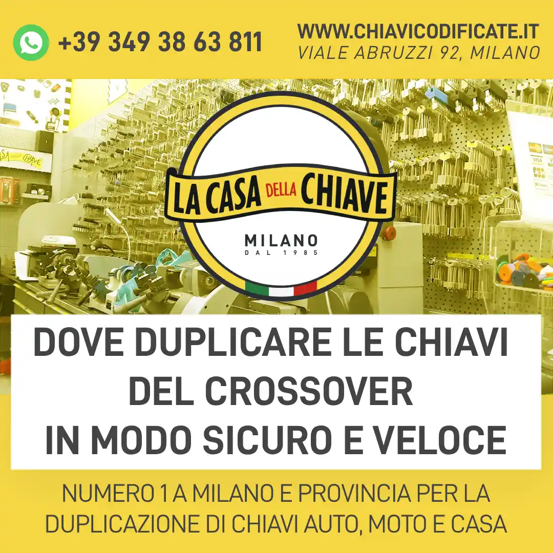 Dove duplicare le chiavi del crossover in modo sicuro e veloce