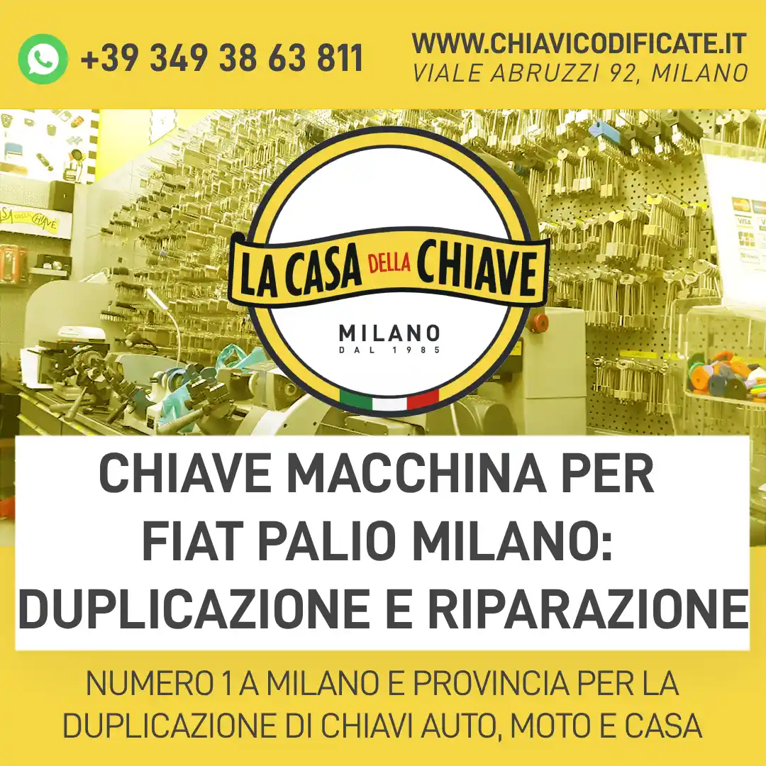 Chiave macchina per Fiat Palio Milano: duplicazione e riparazione