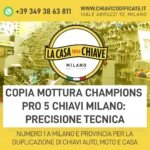 Copia Mottura Champions Pro 5 Chiavi Milano: precisione tecnica